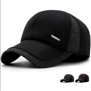 Men's Winter Baseball Cap Warm Fleece Duckbill Sport Hat For Outdoor Activities - Product Image 1