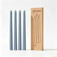 Bougies coniques colorées de luxe personnalisées pour la décoration de Noël à la maison