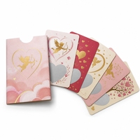 Cartes à gratter Saint-Valentin avec zones à gratter dorées, vente en gros pour la vente au détail et les événements, logo personnalisé pour les programmes cadeaux sur le thème de l'amour