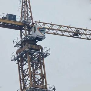 High Safety Coefficient Self Climbing Construction Used <b>Tower</b> <b>Crane</b> with 25T Rated Capacity 80M Lifting Height High Power Engine - Product Image 3