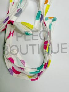 PEEQI Nuovo Set Due Pezzi da <span class=keywords><strong>Donna</strong></span> all'Ingrosso, Top <span class=keywords><strong>Sexy</strong></span> con Stampa a Pois e Pantaloni, Completo <span class=keywords><strong>Sexy</strong></span> da <span class=keywords><strong>Donna</strong></span> - Product Image 6