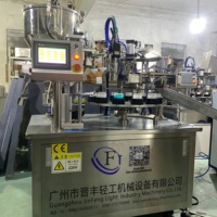 Machine automatique de remplissage et de scellage de tubes souples en plastique avec écran tactile PLC pour crème pour les mains, lotion, shampoing