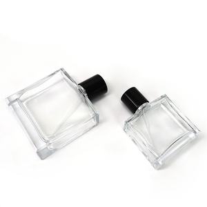 Envases de Perfume de Vidrio de Lujo con Atomizador, Botellas Cuadradas de Cristal Vacías de 100ml y 50ml, Ecológicas para Cosméticos - Product Image 3