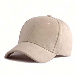 Casquette de baseball d'hiver personnalisée en suède avec logo, unisexe, couleur unie, pour femme, style sportif, vente en gros - Product Image 5