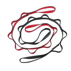 Techo Daisy Chain Nylon 7-13 <span class=keywords><strong>Aros</strong></span> Uhmwpe Material para Yoga Fitness Escalada Negro Aerial Yoga Daisy Chain Sling - Product Image 1