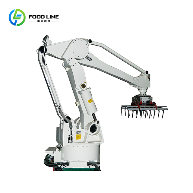 Industrial Robotic Palletizer with 6-Axis Movement High Flexibility for Mixed Carton & Bag Palletizing