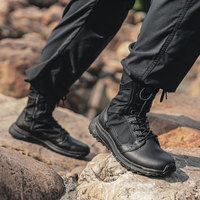 Emersongear Vente en Gros Usine Bottes Tactiques Désert en Cuir Noir pour Hommes