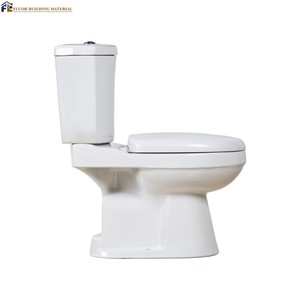 Venta al por mayor de fábrica, CE estándar europeo, artículos sanitarios redondos sin montura, baño montado en el suelo, inodoro de cerámica de dos piezas - Product Image 3