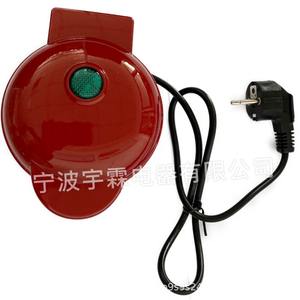 Machine à gaufres électrique rouge antiadhésive Ningbo Yusen Mini pour usage domestique avec plaques à gaufres - Product Image 4
