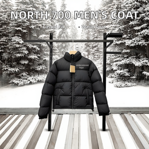 เสื้อโค้ทกลางแจ้งสำหรับผู้ชาย, เสื้อโค้ทผ้าฝ้ายกันน้ำมีซิปขนาดใหญ่พิเศษสำหรับฤดูหนาว700เหนือ - Product Image 2