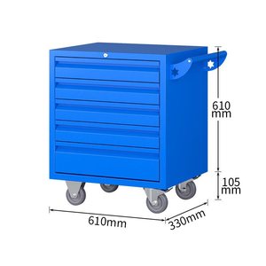 大型モバイル自動修理ツール多機能メンテナンストロリー手押しカートワークショップ引き出しツールキャビネット - Product Image 1