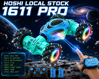 HOSHI STOCK LOCAL 1611 PRO 2X Batteries Voiture Télécommandée RC 1/18 Échelle 4x4 Véhicule Acrobatique Jouet Torsion Télécommandé Cadeau de Noël