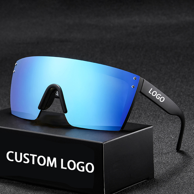 ANSI/ISEA Z87.1 Custom Logo Sport Sunglasses Men UV400 Women Cycling Driving Outdoor Sun Glasses Gafas De Sol Shades