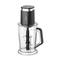 Hachoir à viande 2L/3L pour restaurant, cuisine domestique, hachoir/mixeur/robot culinaire avec éplucheur d'ail