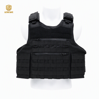 Gilet tactique imperméable en nylon 500D découpé au laser, système MOLLE, respirant et réglable