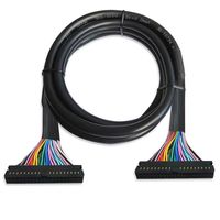 Kabel Ribbon LCD 2-40Pin Langsung dari Pabrik dengan Perakitan Konektor IDC 40-Pin untuk Aplikasi Elektronik