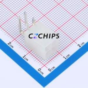 DLL-5569-4AWS Wire-to-Board Pin Header Bent Lead Through Hole,P=4.2mm Connector 2x2P 4.2mm Right Angle Insert 4P - Product Image 1