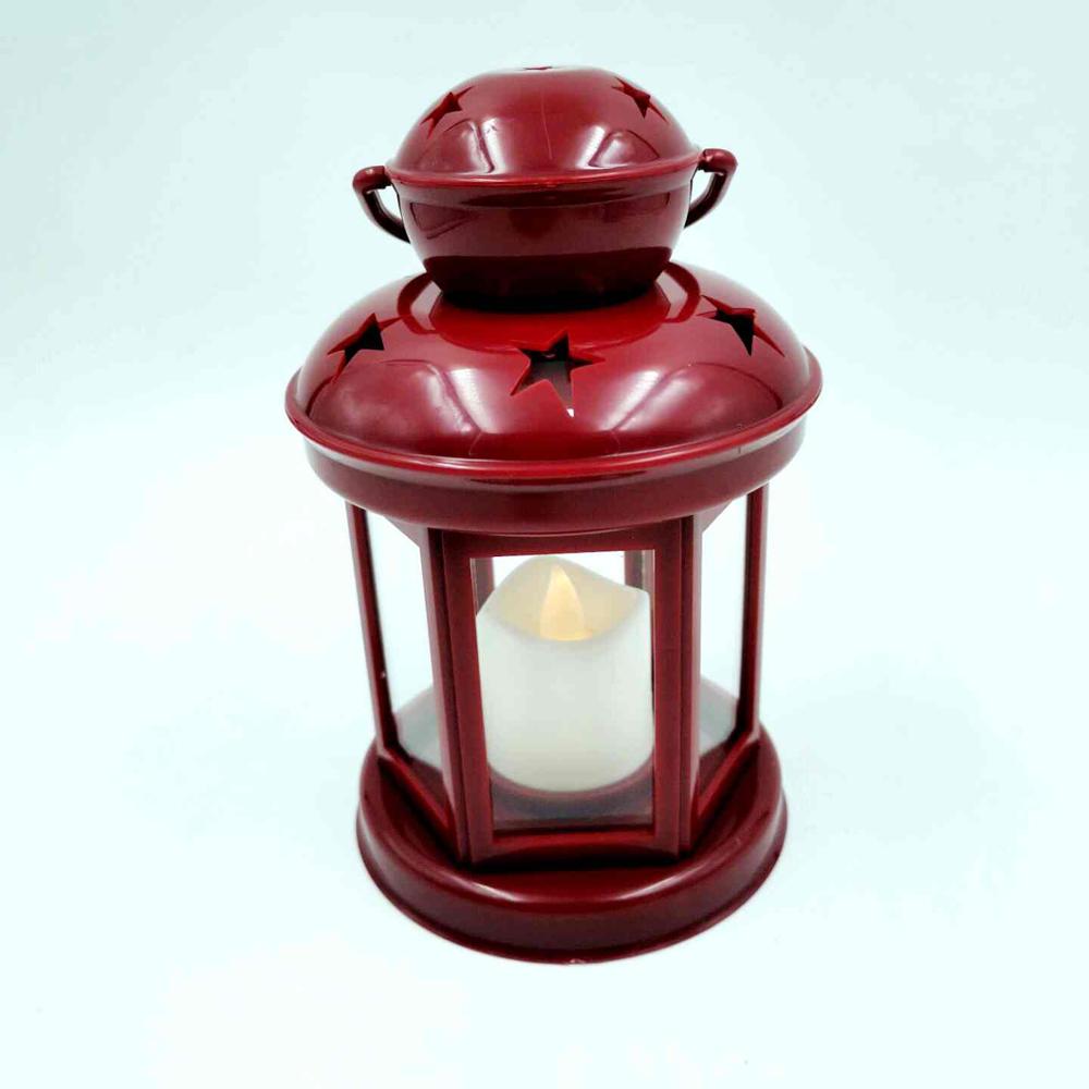 Рождественская дешевая долговечная мини-лампа-фонарь на батарейках