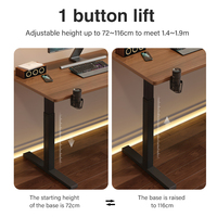 Bureau assis-debout électrique YZDesk Stand 2026 réglable en hauteur, table d'ordinateur, mobilier de maison