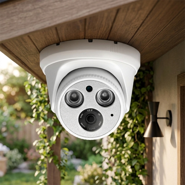 Wireless WiFi Dome Camera with Sound Pickup for Indoor Ceiling Mounting