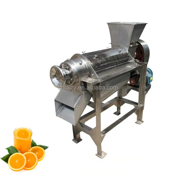 Automatic Lime Fruit Juice Machine Dewatering Double Screw Press Machine