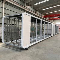 Maisonnette en aluminium de qualité supérieure avec salle de bain et cuisine compacte, homologuée SAA, studio modulaire conforme aux normes australiennes