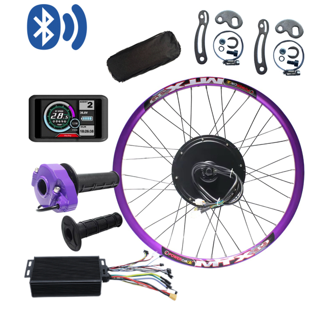 Smart  Controller Surron Throttle 52v-72v 1500w 2000w 3000w Electric Bike Conversion Kit with UKC1 Display