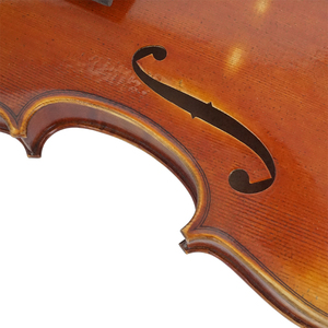 <span class=keywords><strong>Violon</strong></span> professionnel Sinomusik de haute qualité, brun foncé, entièrement fait à la main, peint à l'huile, avec peau ancienne cassée HVA08B - Product Image 6