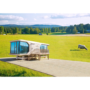 Casa prefabricada <span class=keywords><strong>de</strong></span> contenedores <span class=keywords><strong>de</strong></span> fábrica, casa pequeña portátil, casas modulares, casa pequeña, villa <span class=keywords><strong>de</strong></span> acero ligero, casas prefabricadas, casa capsula - Product Image 1