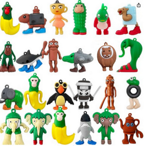 Figura Linda de Nuevo Diseño, Tung Tung Tung Sahur, Divertido Meme Italiano, Figuras Tralalero Tralala, Figura de Animal - Product Image 1