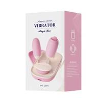 Vibrador de Lengua para Mujeres, Mini Vibrador Tipo Huevo, Juguetes Sexuales, Estimulación Clitoriana y Anal, Vibrador Rosa, Fábrica de Artículos para Adultos