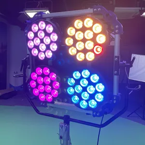 600 מקצועי w led rgbcw מלא שטח צבע אור dmx512 מנורת עמעום עבור צילום סטודיו צילום ציוד שידור וידאו
