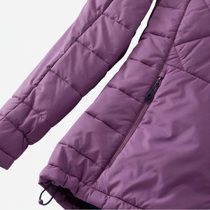 เสื้อแจ็คเก็ตผ้าแคนวาสผู้หญิงน้ำหนักเบา, เสื้อโค้ทขนเป็ดมีฮู้ดกันน้ำใส่กลับด้านได้ปรับแต่งได้สำหรับฤดูหนาว - Product Image 1