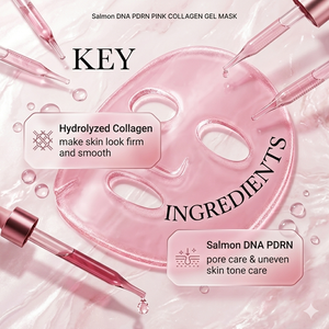 PDRN Jelly Gel <strong>Mask</strong> Sodium DNA Niacinamide Hydrolyzed Collagen | Overnight <strong>Face</strong> <strong>Mask</strong> For Glass Glow Elasticity Hydration - Product Image 4