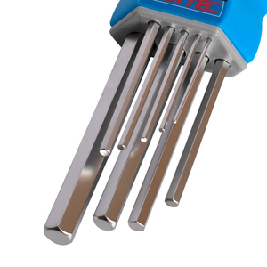 Juego de Llaves Allen Hexagonales FIXTEC de 9 Piezas con Longitud Media FHHK0019 - Product Image 3