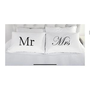 COMPLETO LETTO RASO KINGSIZE MR & MRS - Product Image 1