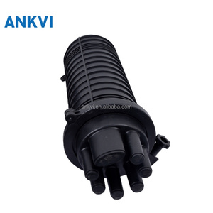 กล่องต่อสายไฟเบอร์ออปติก 96 คอร์ รุ่น XRT-MS-012 1 เข้า 6 ออก IP68 แบบโดมแนวตั้ง พร้อมท่อหดความร้อน - Product Image 4