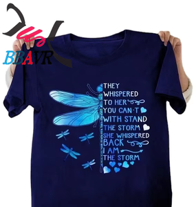 เสื้อยืดแฟชั่นผู้หญิงสไตล์ลำลองพิมพ์ลายกราฟิกสไตล์เรโทรสำหรับฤดูใบไม้ร่วง ขายส่งจากโรงงาน ทรงหลวม แขนสั้น - Product Image 1