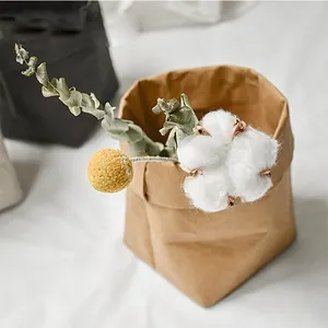 定制标志生长防止水牛皮纸袋花卉植物保护生长袋