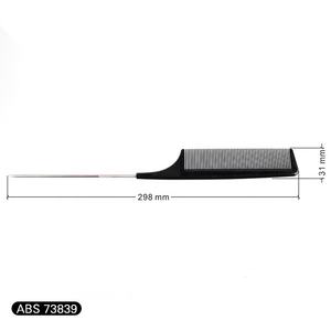 RTS vendeurs défense outils de coiffure Salon <span class=keywords><strong>barbier</strong></span> accessoires boutique noir plastique métal broche rat queue peigne - Product Image 4