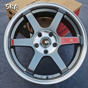 <span class=keywords><strong>ล้อ</strong></span>แม็กซ์ SKA สำหรับรถยนต์นั่งส่วนบุคคล ดีไซน์ TE37 สไตล์ JDM ขนาด <span class=keywords><strong>18</strong></span> นิ้ว 18x9.5/8.5 พร้อมดุม<span class=keywords><strong>ล้อ</strong></span> 5x114.3 ผลิตจากอลูมิเนียมอัลลอยน้ำหนักเบา - Product Image 2