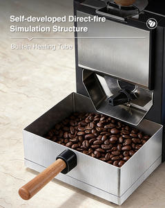 Tostacaffè Elettrico Commerciale/Domestico da 200g <span class=keywords><strong>per</strong></span> Chicchi di Caffè, Macchina <span class=keywords><strong>per</strong></span> Tostatura e Cottura Espresso con Sistema AK e Artisan - Product Image 4