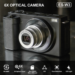 Appareils photo numériques professionnels avec objectifs rétractables pour la photographie, 64 MP, vidéo 4K, WIFI, zoom optique 6x - Product Image 2