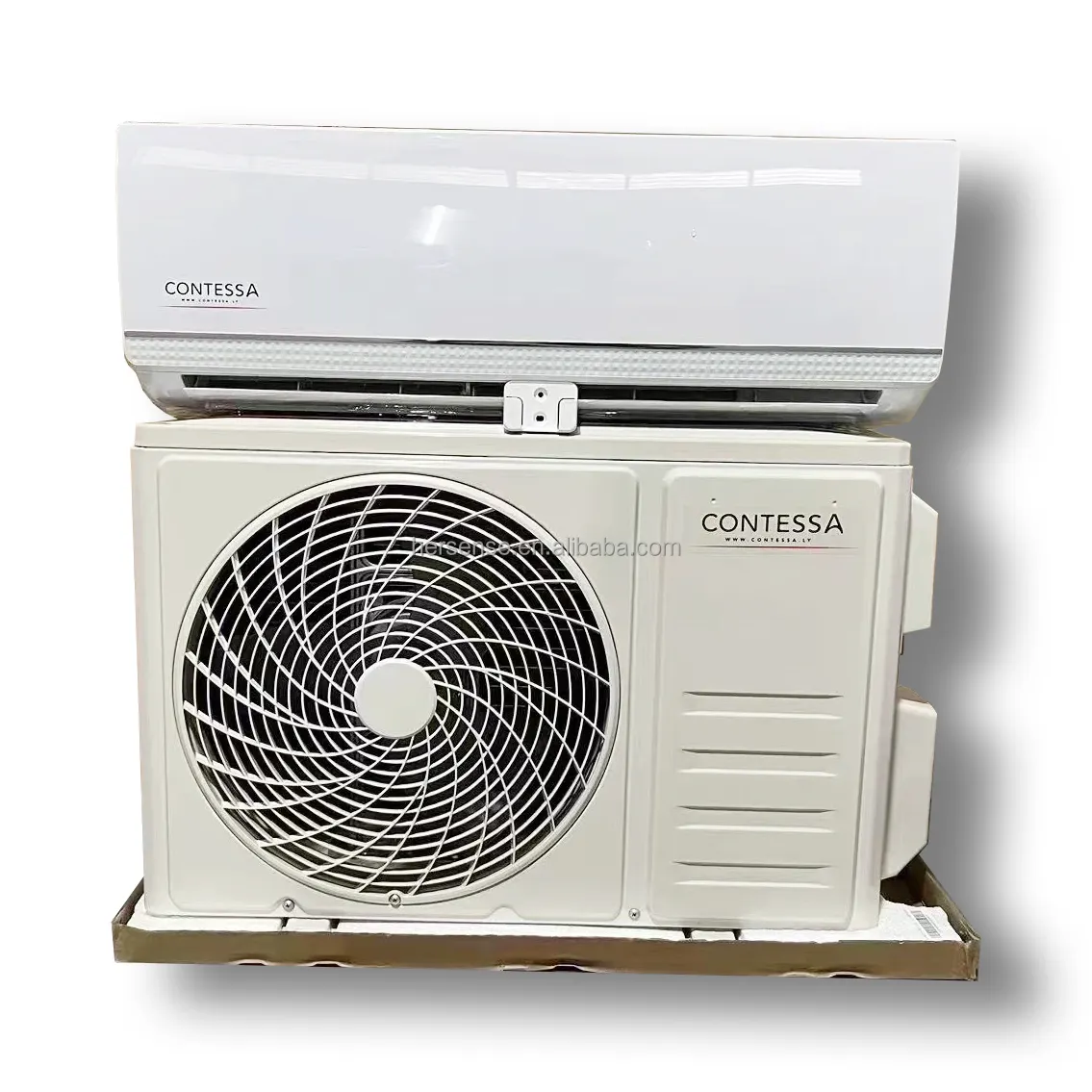 Contessa เครื่องปรับอากาศอัจฉริยะ1HP อินเวอร์เตอร์9000btu เย็นและความร้อน R410a ผนังแยกเครื่องปรับอากาศบ้านคอมเพรสเซอร์ GMCC