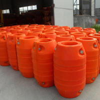 Pipa HDPE untuk Pengerukan Tahan Aus, Pipa Pembuangan Pasir dengan Sambungan Flens untuk Teknik Kelautan