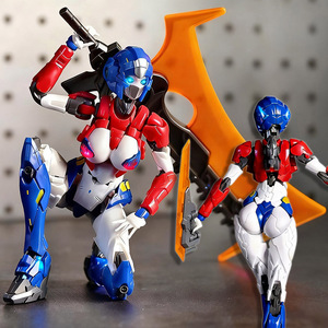 Figura de Robot Mecha ABS con Ojos Brillantes, Espada Grande, Sasa Qian, Dios de la Guerra de Llamas Azules, Alcyone, Modelo de Juguete para Armar - Product Image 2