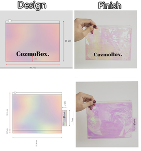 High Quality Large Holographic Packaging <b>Bags</b> Pouches Custom Laser Small Zipper <b>Bags</b> for Glitter Powder Foil <b>Packing</b> - Product Image 6