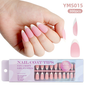 <span class=keywords><strong>Uñas</strong></span> Postizas Acrílicas de Estilo Francés para Salón de <span class=keywords><strong>Uñas</strong></span>, Reutilizables, 300 Piezas, <span class=keywords><strong>Uñas</strong></span> Postizas Hechas a Mano, Decoración de <span class=keywords><strong>Uñas</strong></span>, Cobertura Completa - Product Image 4