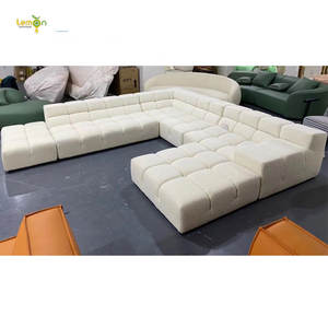 Sofá Esquinero Personalizable <span class=keywords><strong>2022</strong></span> para Sala de Estar, Sofá Seccional en Forma de U, Sofá Modular Moderno de Gran Tamaño y Alta Calidad para Villa o Apartamento - Product Image 2