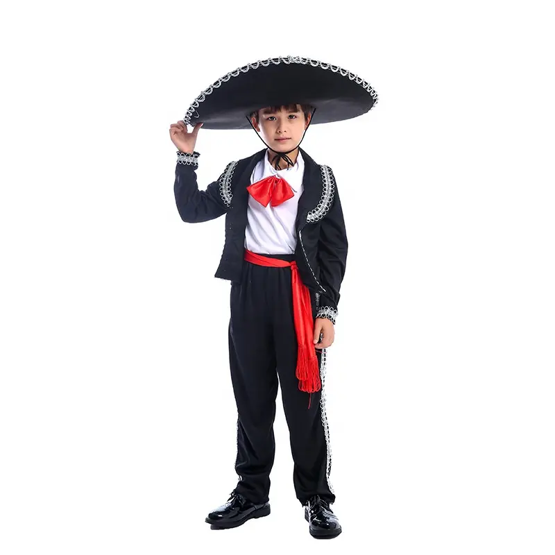 Disfraces de estilo de México para niños, disfraces de escenario para fiesta, baile, Amigo, Mariachi